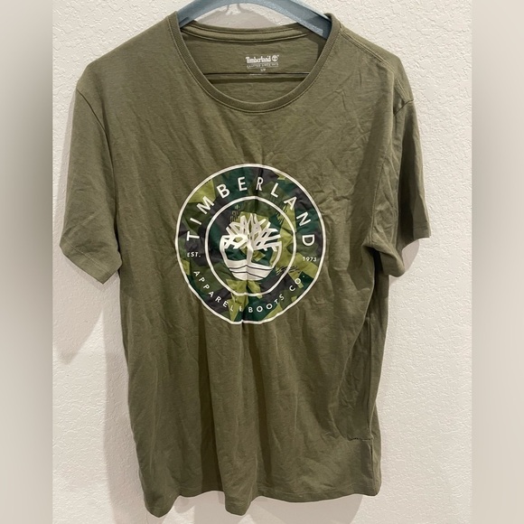 Timberland Tops - Timberland Olive Green Short Sleeve Top Size S/P
